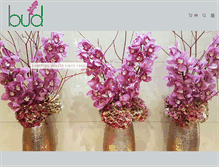 Tablet Screenshot of budflowers.com